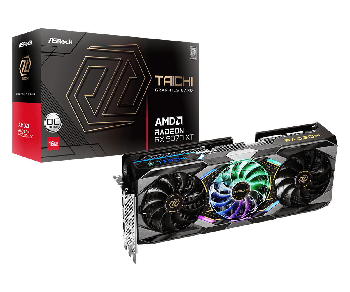 Radeon RX 9070 XT Taichi 16GB OC Product Photo